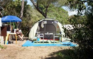 Campeggio in tenda