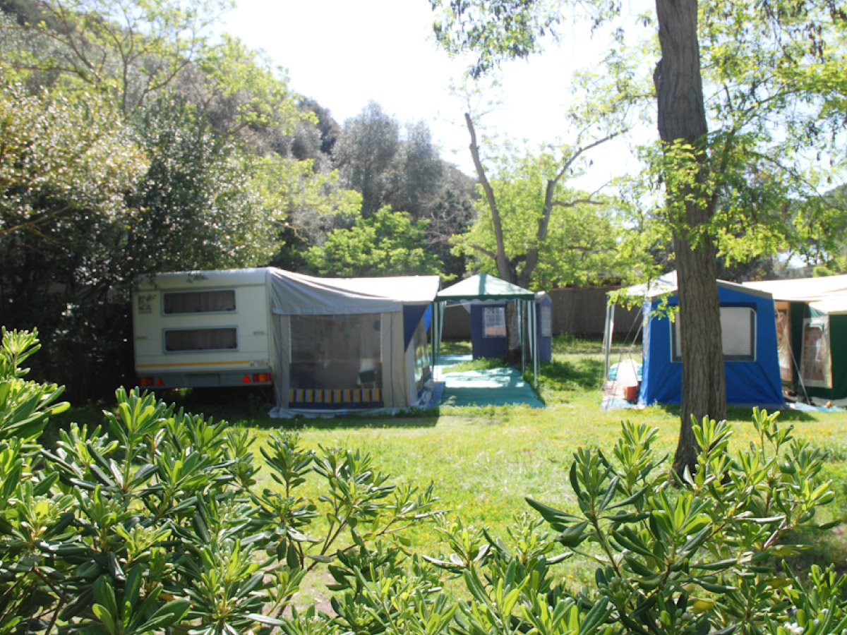 Campingplatz in der Natur der Toskana