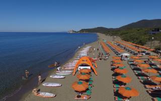 Spiaggia privata Camping Santapomata, Castiglione della Pescaia