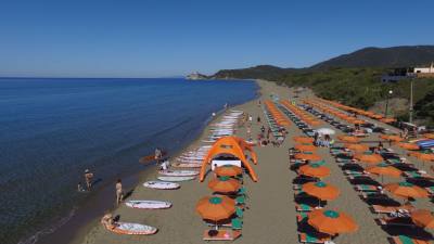 Spiaggia privata Camping Santapomata, Castiglione della Pescaia