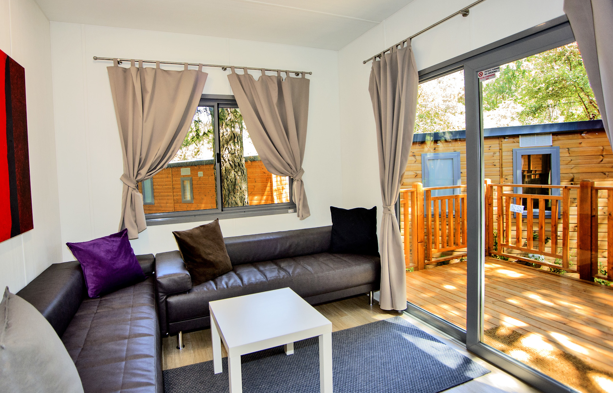 Mobile Home Deluxe – Soggiorno e Veranda