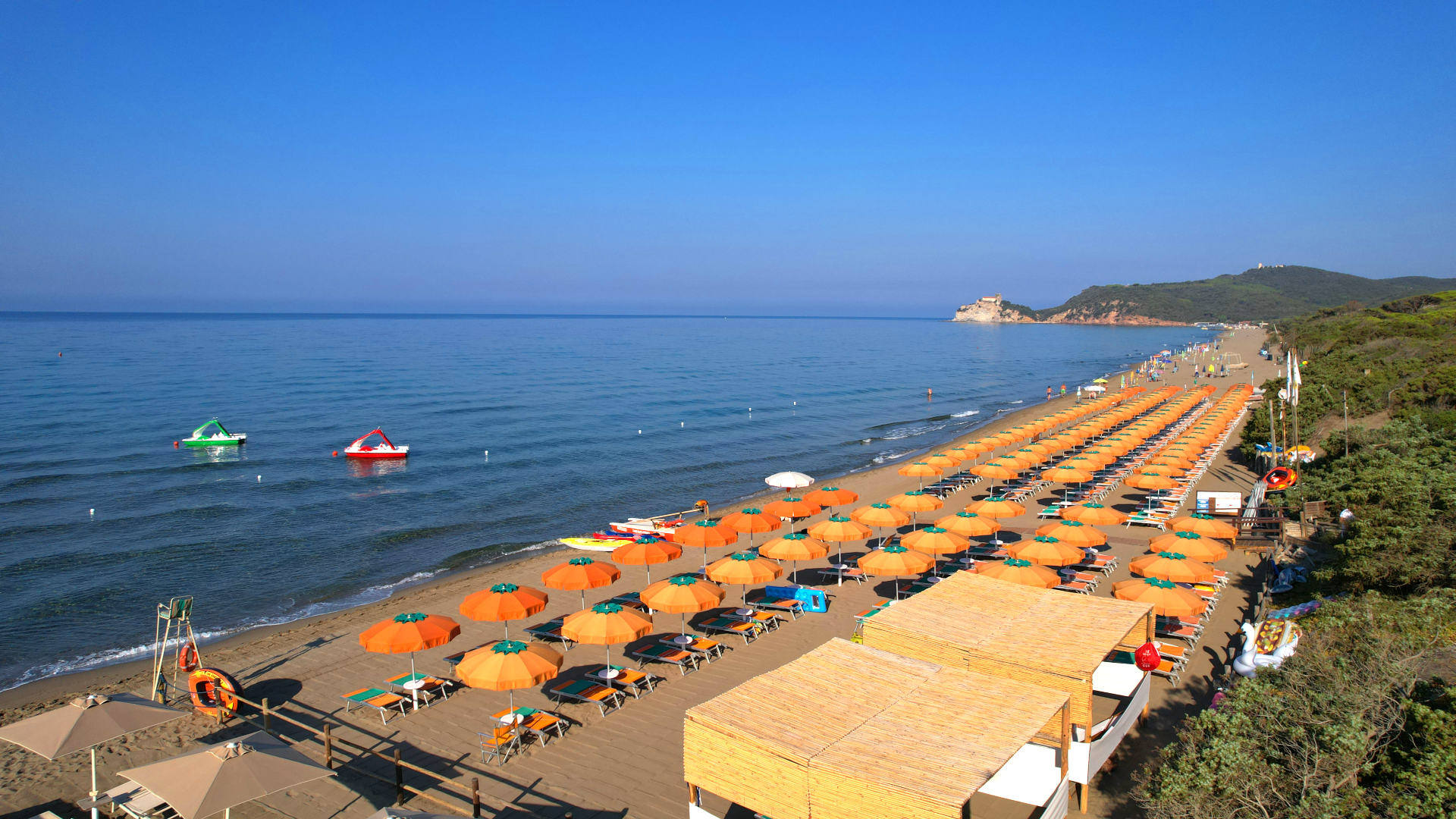 Spiaggia del Camping Village Santapomata