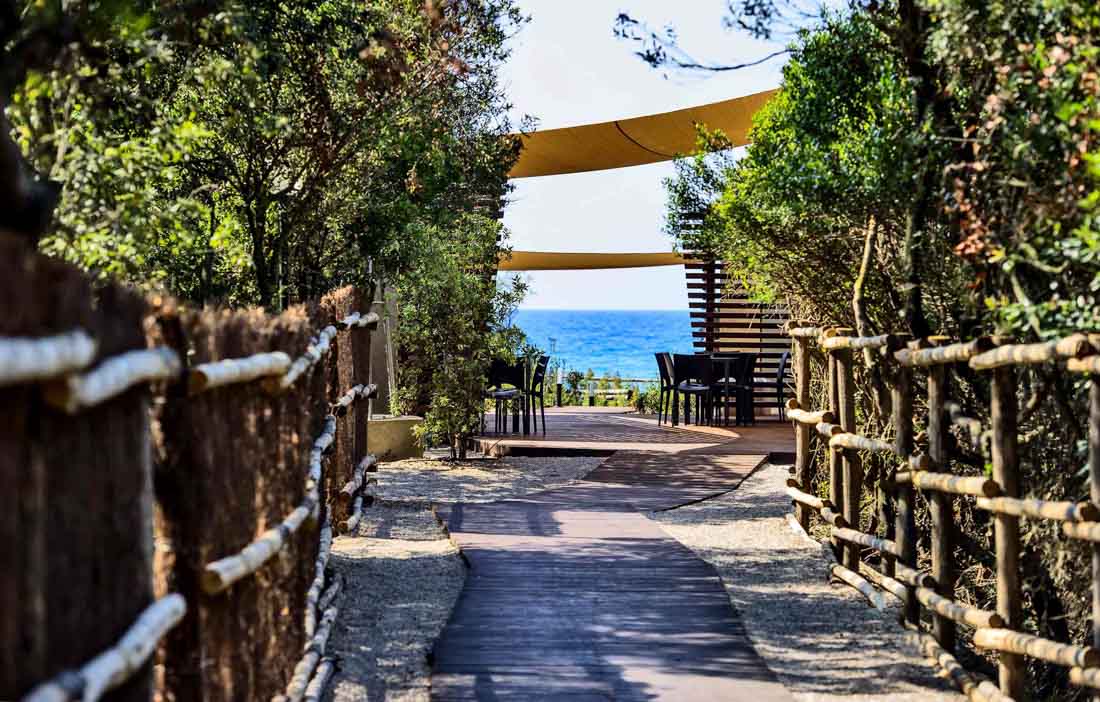 Accesso alla spiaggia - Camping Village Santapomata