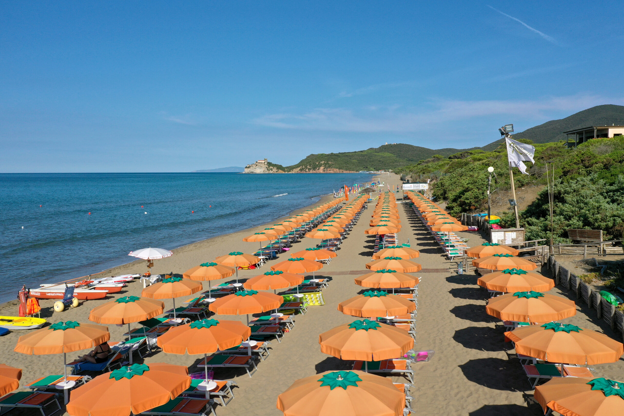 Strand van Camping Village Santapomata