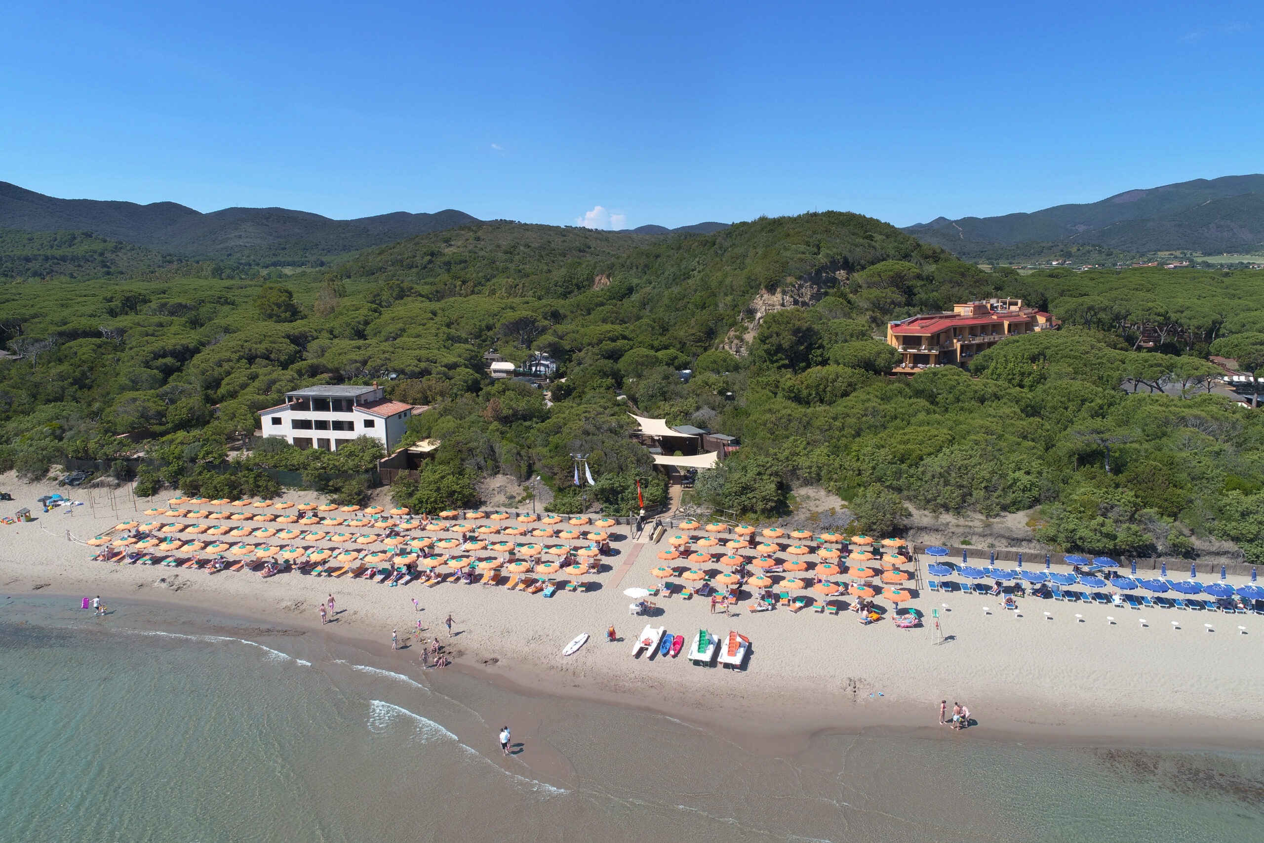 Spiaggia del Camping Village Santapomata